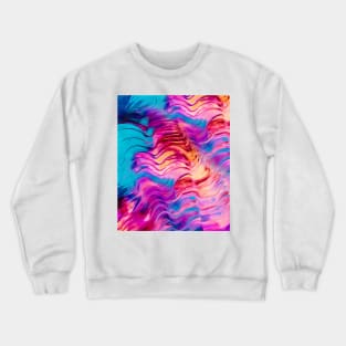 Fuchsia fire Crewneck Sweatshirt